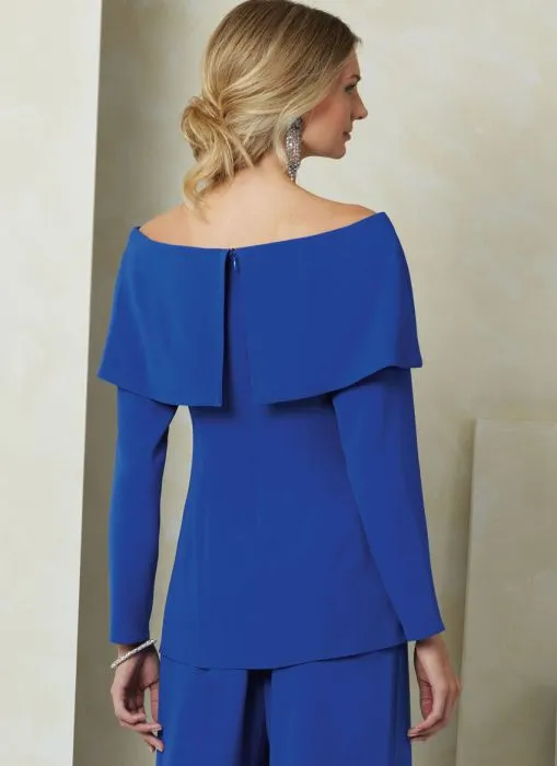 V2098 VOGUE Schnittmuster Designer-Hosenanzug