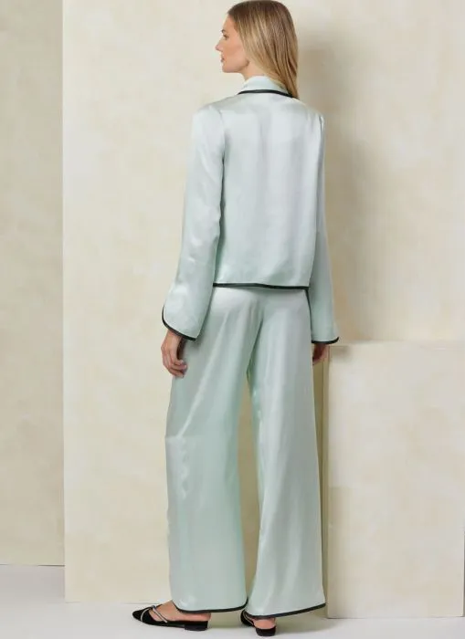 V2099 VOGUE Schnittmuster Pyjama XS-XXL