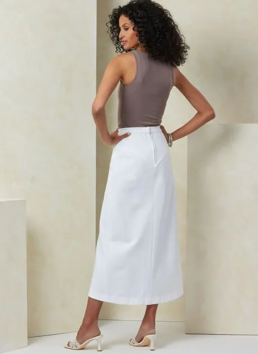 V2102 VOGUE Schnittmuster Vintage Rock 80er Jahre