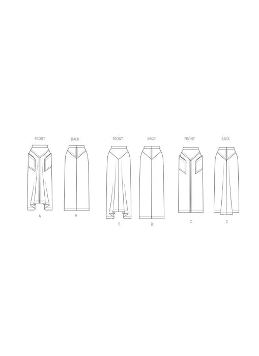 V2102 VOGUE Schnittmuster Vintage Rock 80er Jahre