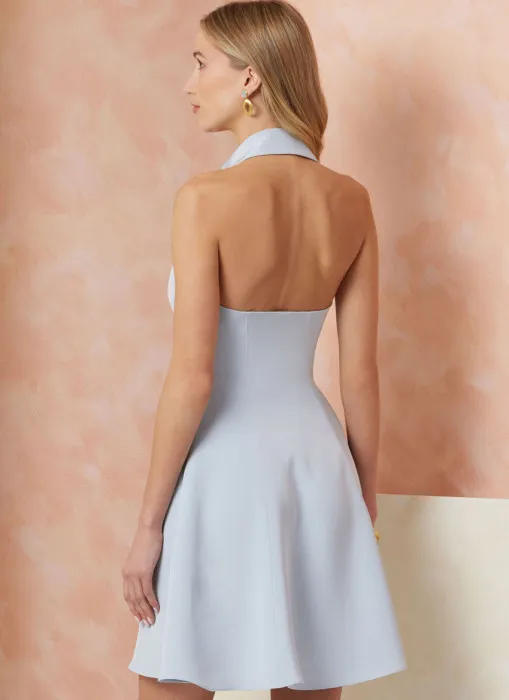 V2103 VOGUE Schnittmuster Neckholder Kleid