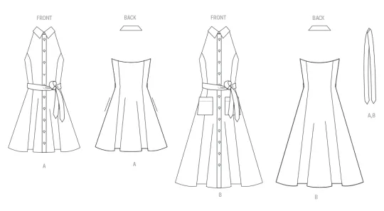 V2103 VOGUE Schnittmuster Neckholder Kleid