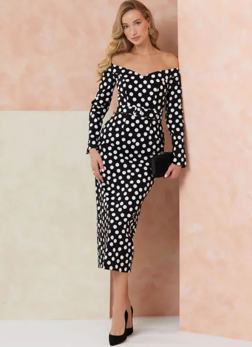 V2105 VOGUE Schnittmuster Kleid Cocktailkleid