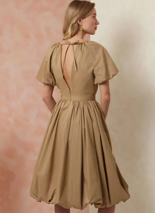 V2106 VOGUE Schnittmuster Kleid Ballonkleid