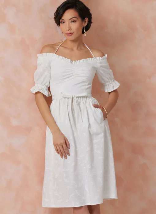 V2107 VOGUE Schnittmuster Kleid Maxikleid