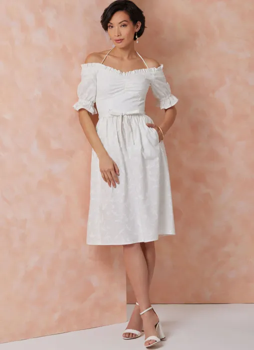 V2107 VOGUE Schnittmuster Kleid Maxikleid