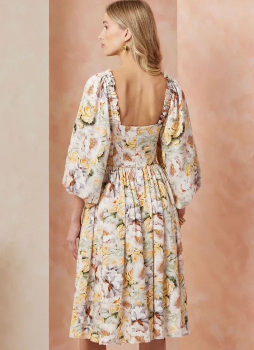 V2109 VOGUE Schnittmuster Kleid Maxikleid