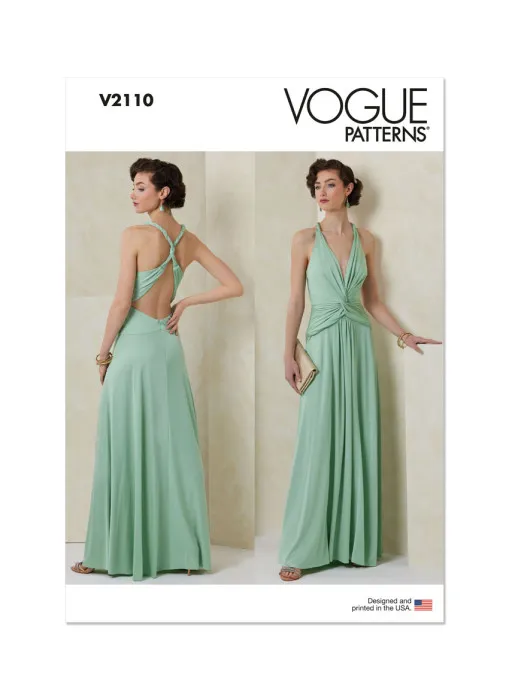 V2110 VOGUE Schnittmuster Abendkleid