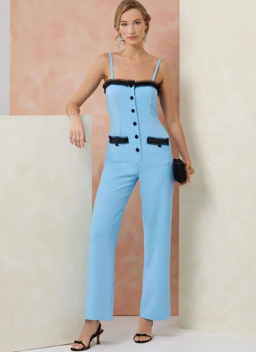 V2111 VOGUE Schnittmuster Jumpsuit Overall