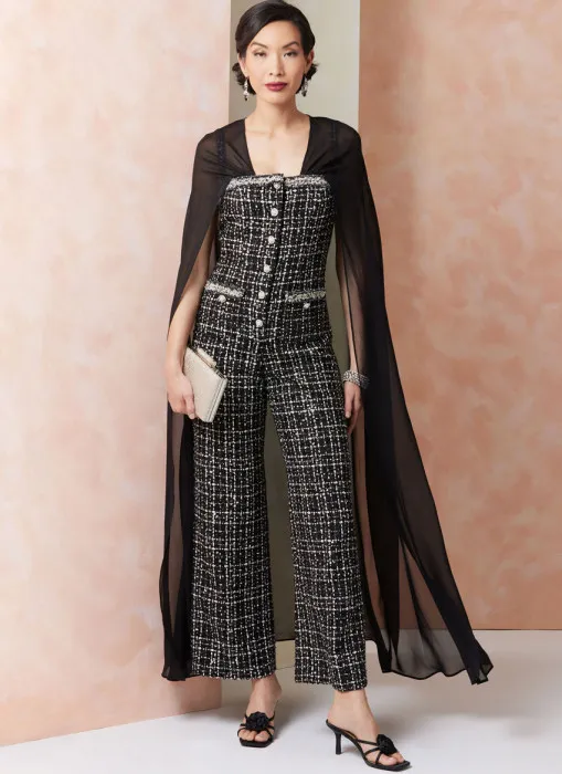 V2111 VOGUE Schnittmuster Jumpsuit Overall
