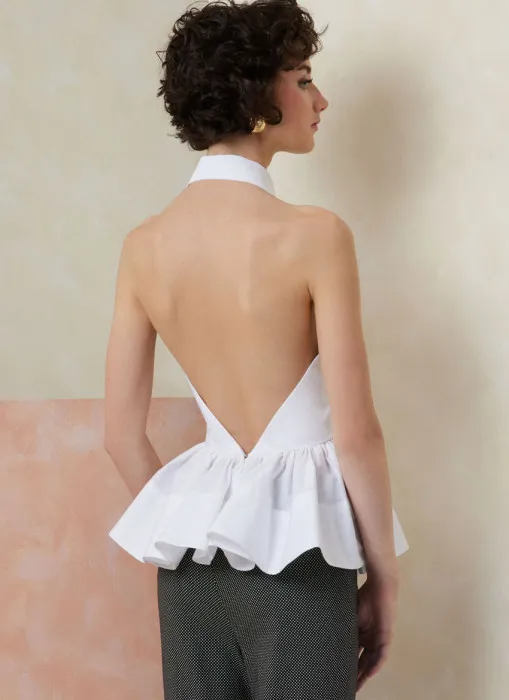 V2112 VOGUE Schnittmuster Peplum Tops