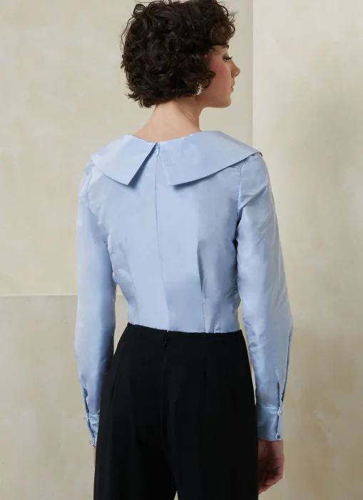 V2113 VOGUE Schnittmuster Bluse in Wickeloptik