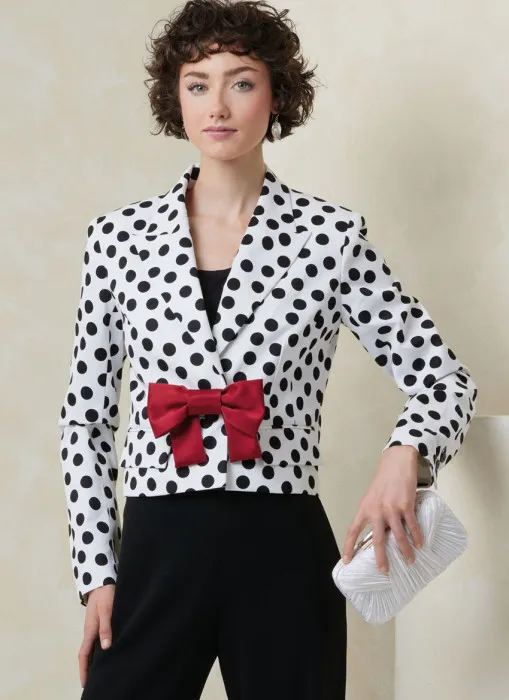 V2114 VOGUE Schnittmuster Abendjacke Blazer