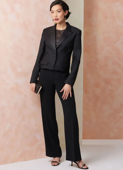 V2114 VOGUE Schnittmuster Abendjacke Blazer