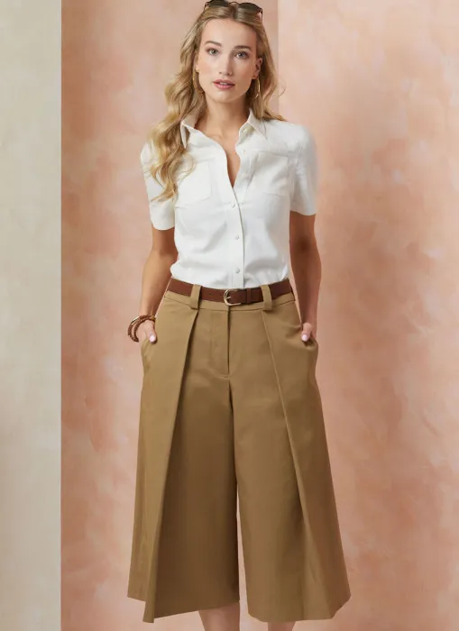 V2115 VOGUE Schnittmuster für kurze Hosen