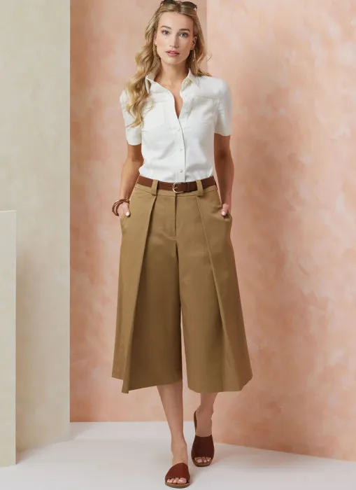 V2115 VOGUE Schnittmuster für kurze Hosen