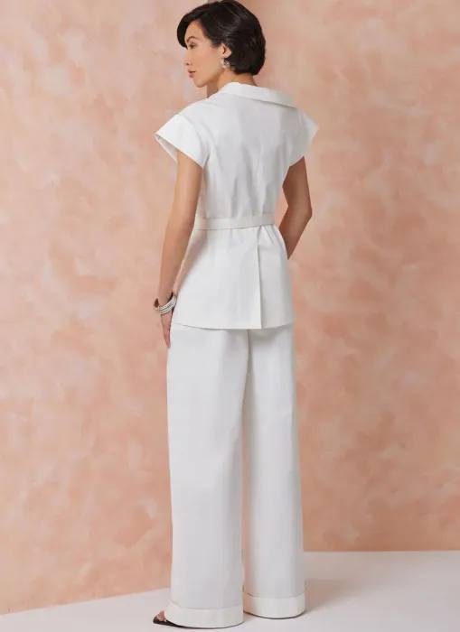 V2117 VOGUE Schnittmuster Hosenanzug