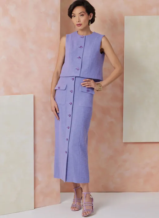 V2118 VOGUE Schnittmuster Top Rock