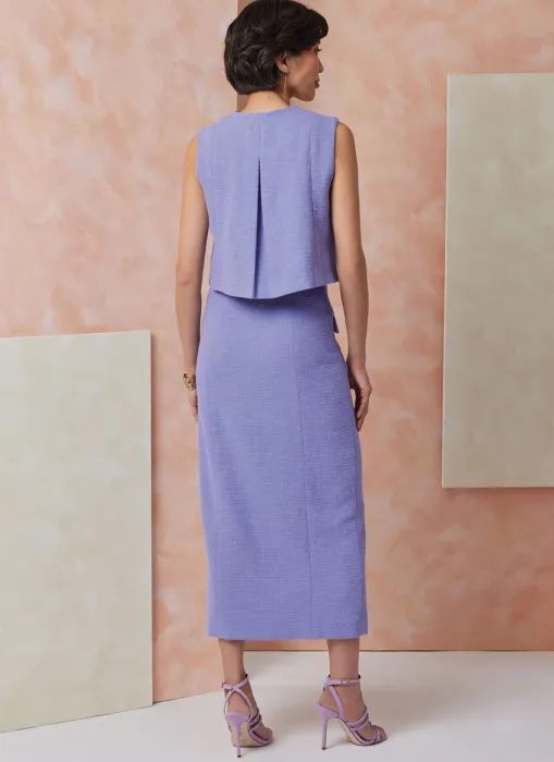 V2118 VOGUE Schnittmuster Top Rock