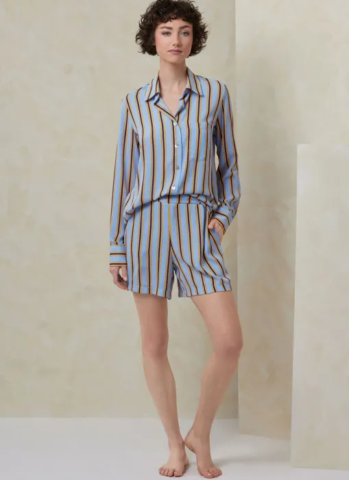 V2119 VOGUE Schnittmuster Pyjama Shorty S-XXL