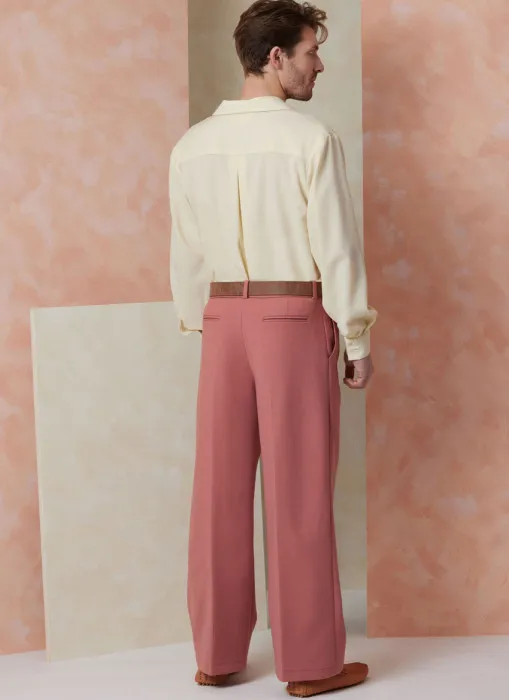 V2120 VOGUE Schnittmuster Herren Hemd Hose