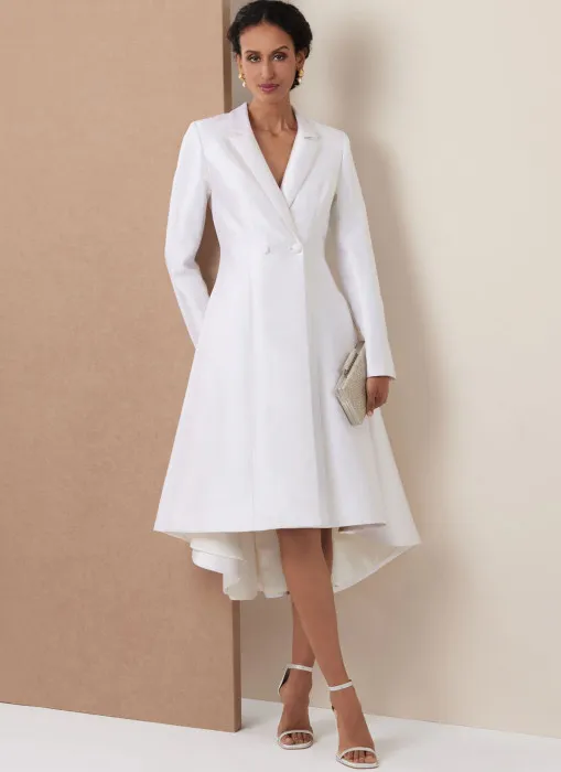 V2125 VOGUE Schnittmuster Mantelkleid EASY!