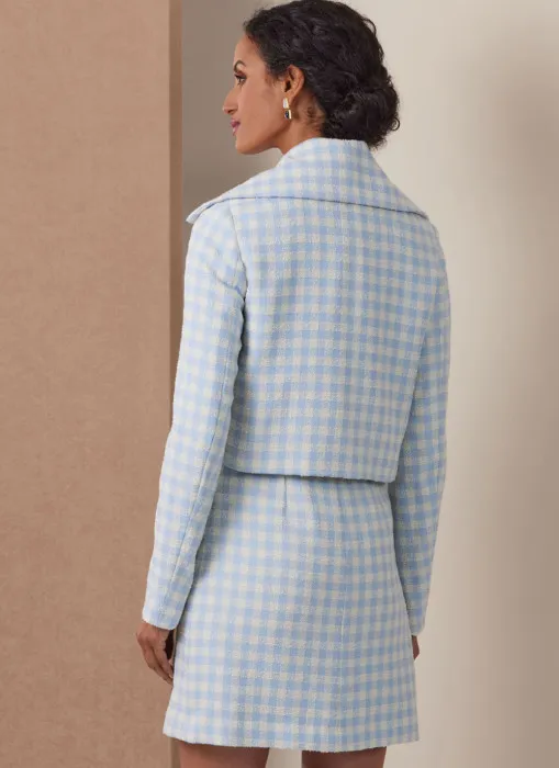 V2126 VOGUE Schnittmuster Etuikleid mit Jacke