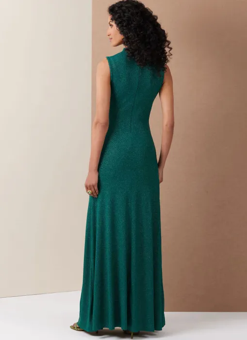 V2128 VOGUE Schnittmuster Jersey Abendkleid EASY!