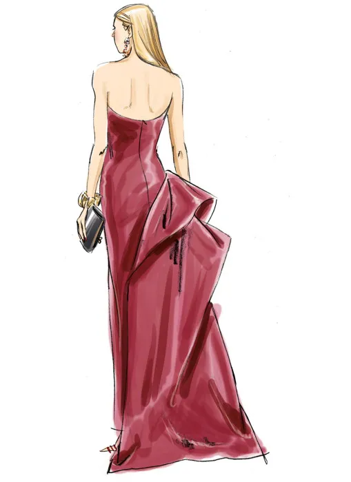 V2131 VOGUE Schnittmuster Abendkleid