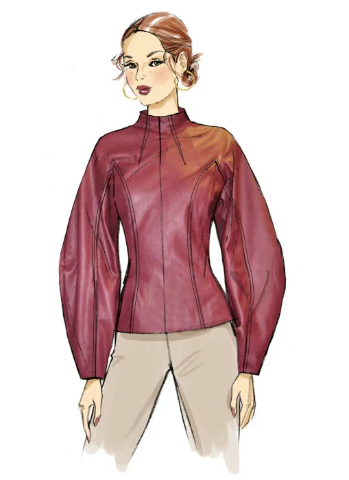 V2134 VOGUE Schnittmuster Stehkragenbluse