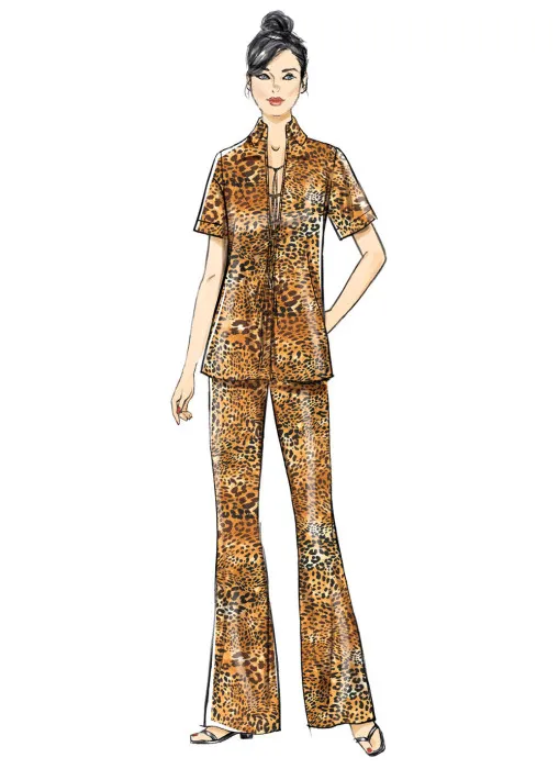 V2140 VOGUE Schnittmuster Tunika Hose