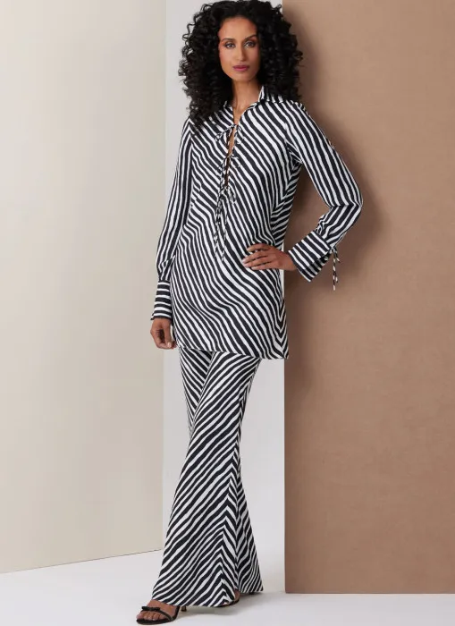 V2140 VOGUE Schnittmuster Tunika Hose