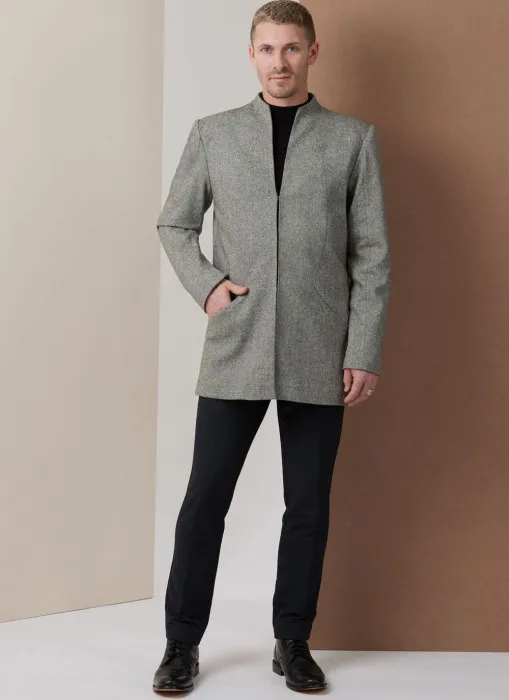 V2141 VOGUE Schnittmuster Herren Jacke Mantel