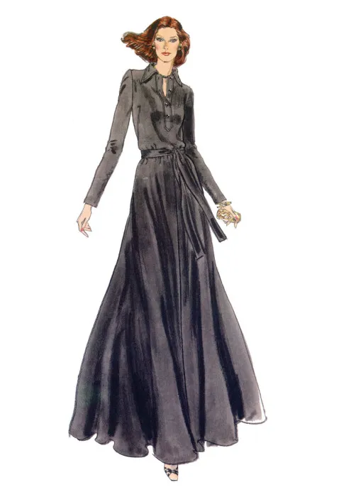 V2143 VOGUE Schnittmuster DVF Jerseykleid EASY!