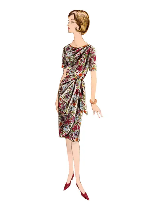 V2144 VOGUE Schnittmuster Retrokleider 60er Jahre