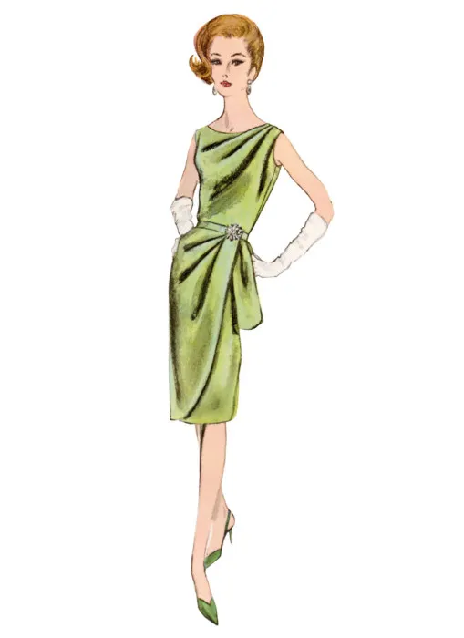 V2144 VOGUE Schnittmuster Retrokleider 60er Jahre