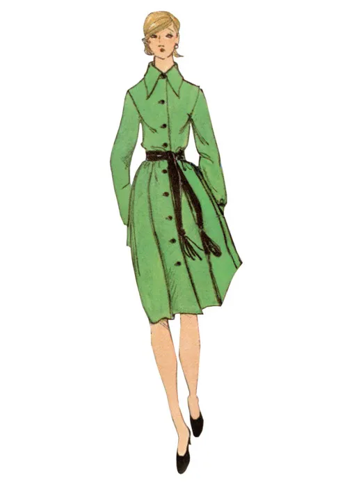 V2146 VOGUE Schnittmuster Vintagekleid Shorts 70er Jahre