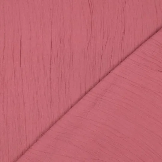 50cm Viskose CRINKLE Stoff Dark Blush
