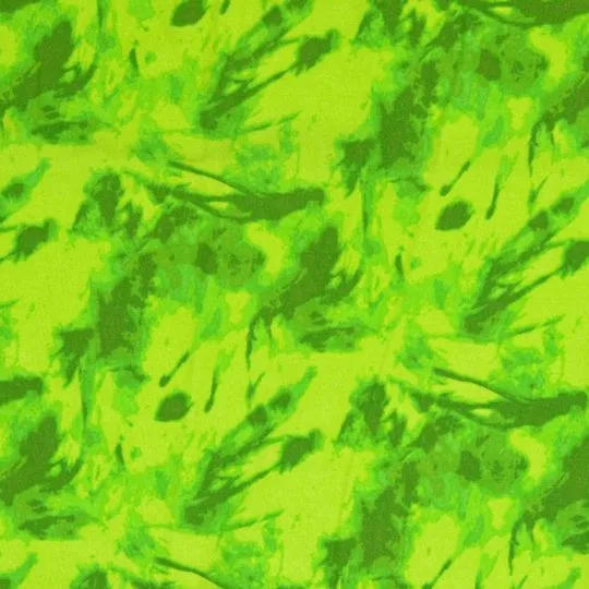 50cm Viskosestoff Batik kiwigrün