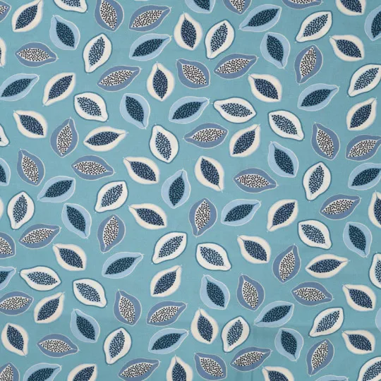 Rest: 2m Viskosestoff Challis Papaya aqua