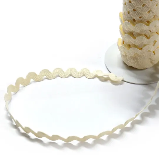 12m Zackenlitze Polyester 14mm ecru