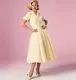 B6018 Butterick Schnittmuster Retro-Kleid
