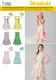 7785 Simplicity Schnittmuster Mädchenkleid mit Hut