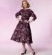 B6242 Butterick Schnittmuster Retro Kleid