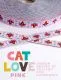 farbenmix Webband CAT LOVE PINK von jolijou