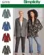 7078 Simplicity Schnittmuster Blazerjacke oversized