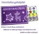Stickfilz waschbar fest 1mm - violett - 20cmx110cm
