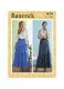 B6736 Butterick Schnittmuster Volantrock Maxirock