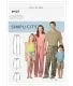 9127 Simplicity Schnittmuster FAMILY Freizeithosen EASY