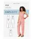 9125 Simplicity Schnittmuster Overall Jumpsuit